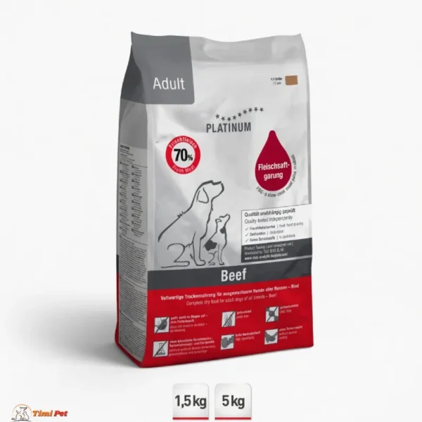 Platinum Govedina – Krompir hrana za pse bez žitarica, pakovanja 1,5 kg i 5 kg