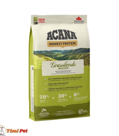 ACANA Regionals Grasslands džak hrane 11.4kg, sa pačetinom i jagnjetinom, za pse, Timi Pet
