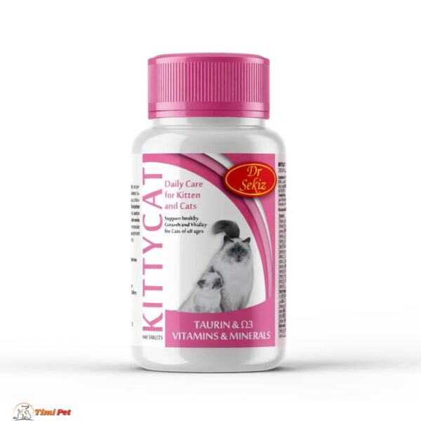 KittyCat dodatak ishrani za mačke – vitamini sa taurinom i DHA omega-3 za imunitet i vitalnost