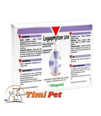 vetoquinol legaphyton 200 mg – 24 tablete