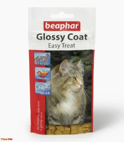 Beaphar Glossy Coat Bits 35g – poslastice za kožu i sjajnu dlaku mačke