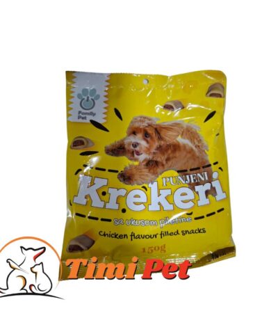 family pet punjeni kreker sa ukusom piletine 150g