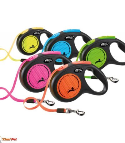 Flexi New Neon Tape povodac za pse – maksimalna vidljivost i sigurnost u mraku