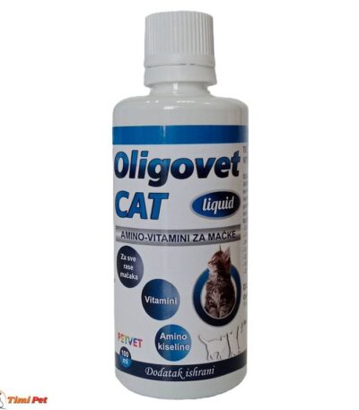 Oligovet Cat 30ml je aminovitaminski dodatak za mačke koji podržava imunitet i vitalnost