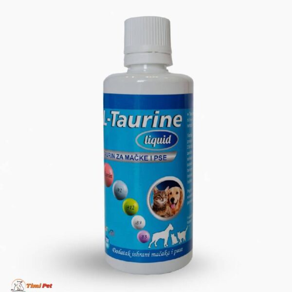 L- Taurine 100ml tečni taurin za pse i mačke za podršku srcu i vidu