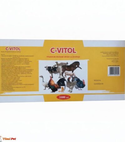 C-VITOL 1L vitamin C za stoku – tečni vitaminski dodatak za goveda, svinje, ovce, koze i živinu