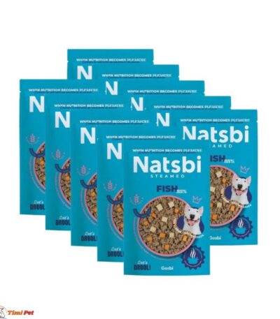 NATSBI kuvani obrok za pse riba 200g - paket 15 komada kuvane hrane