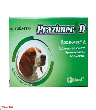 Prazimec D tablete za pse, zaštita od unutrašnjih i spoljnih parazita, Timi Pet
