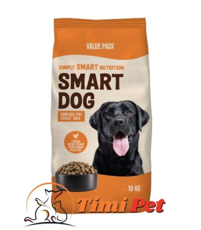 SMART DOG Adult Piletina 10 kg - kompletna hrana za odrasle pse