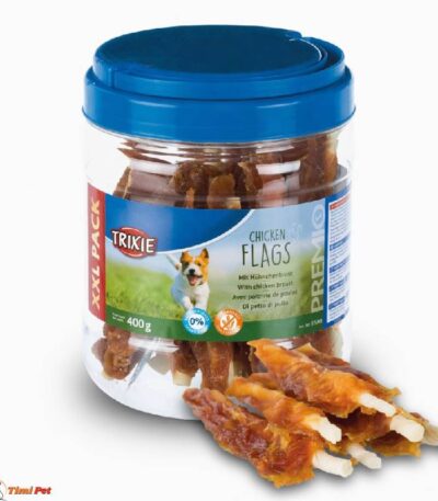 Trixie Premio Chicken Flags pileće poslastice za pse u tegli 400g