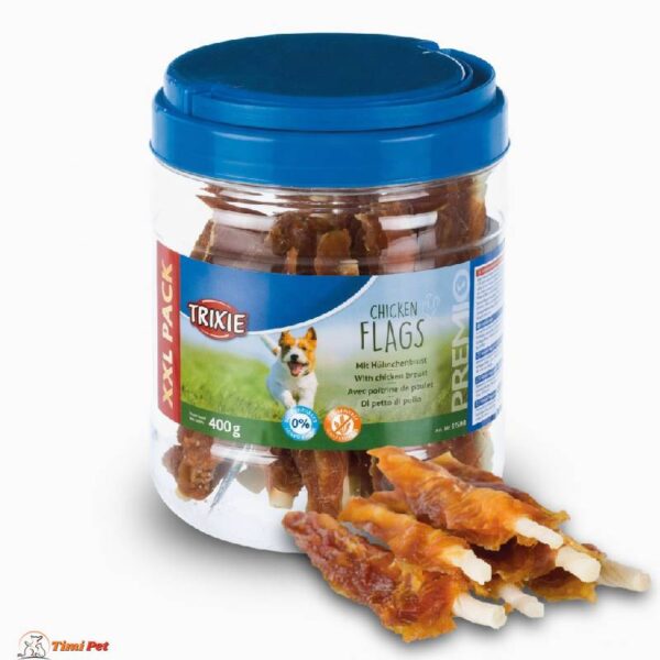 Trixie Premio Chicken Flags pileće poslastice za pse u tegli 400g