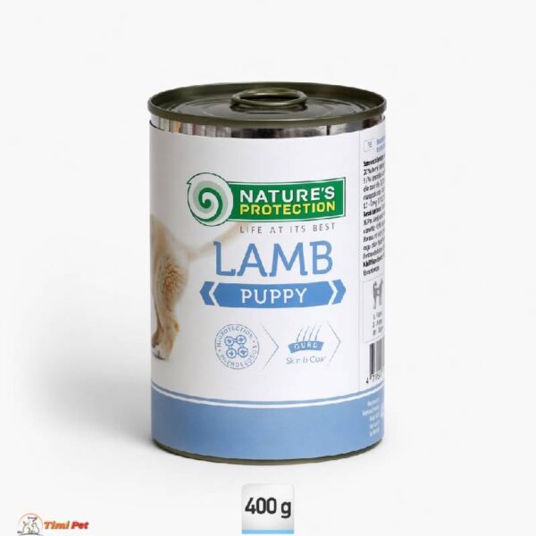 Nature’s Protection Dog Puppy jagnjetina konzerva za štence 400 g