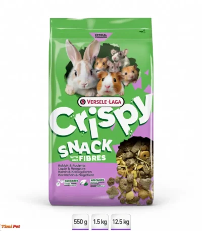 Versele Laga Crispy Snack Fibres – pakovanja 550 g, 1,5 kg i 12,5 kg