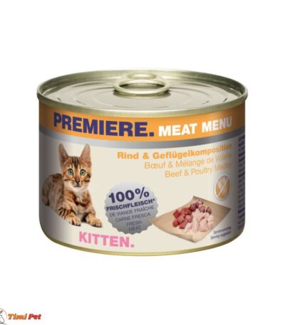 Premiere Cat Meat Menu Kitten 200g vlažna hrana za mačiće bez žitarica