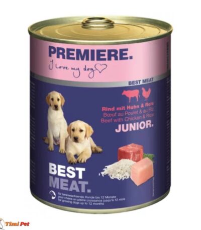 Premiere Dog Best Meat Junior 400g - Kompletna vlažna hrana za štence