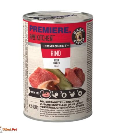 Premiere Dog Raw Kitchen Component Govedina 400g - vlažna hrana za pse