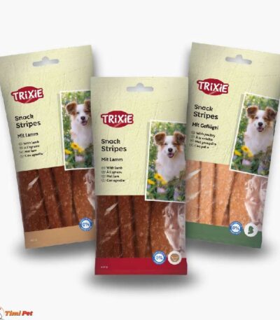 Trixie Snack Stripes 100g mesne trakice za pse sa živinom, govedinom ili jagnjetinom