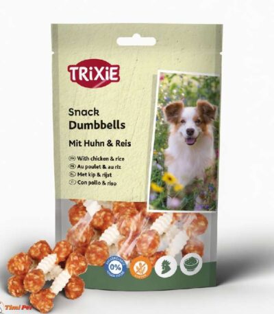 Trixie Denta Fun Chewing Dumbbells 100g poslastice za pse sa piletinom i pirinčem