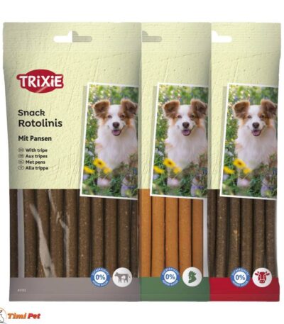 Trixie Rotolinis Štapići, poslastice za pse, govedina, piletina, škembići, 12cm 120g