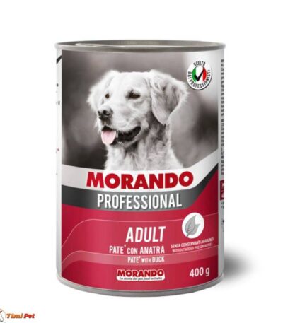 Morando Professional pašteta za pse pačetina 400 g, kompletna vlažna hrana za lako varenje i sjajnu dlaku