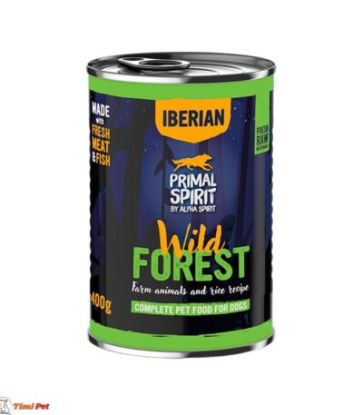 Primal Spirit Wild Forest 400g vlažna hrana za pse svinjetina i ćuretina