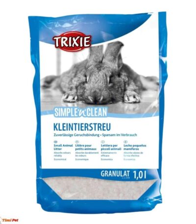 Trixie silikonski posip za glodare 1L - Simple'n'Clean silikatni granulat za kavez glodara
