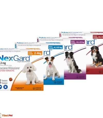 Nexgard 3 tablete za pse 2–50kg žvakaće tablete protiv buva i krpelja