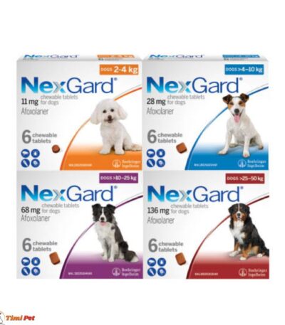 Nexgard 6 tableta za pse 2–50kg žvakaće tablete protiv buva i krpelja