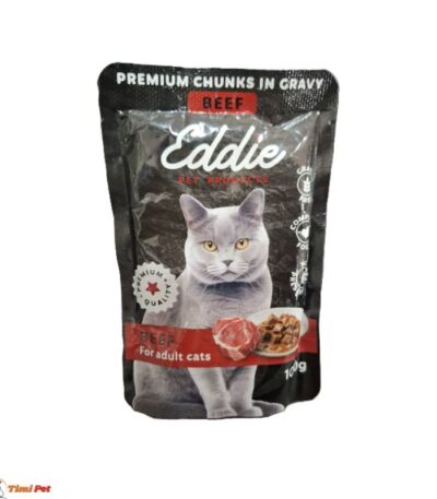 EDDIE Sos za mačke Govedina 100g paket 24 kesice
