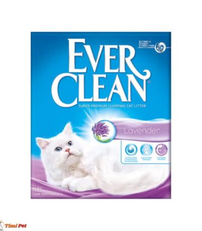 Ever Clean Lavender posip za mačke 6L i 10L sa mirisom lavande i aktivnim ugljem