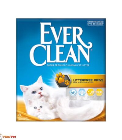 Ever Clean Litterfree Paws posip za mačke 6L i 10L protiv raznošenja peska