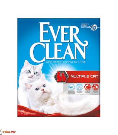 Ever Clean Multiple Cat posip za mačke 10L za domaćinstva sa više mačaka