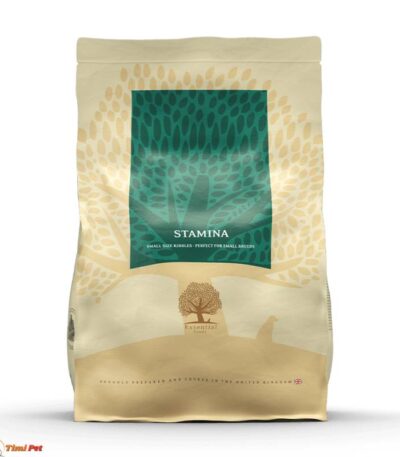 Essential Stamina Small Breed 2,5kg – suva hrana za aktivne pse malih rasa sa piletinom, patkom i lososom, bez žitarica, 2,5 kg pakovanje