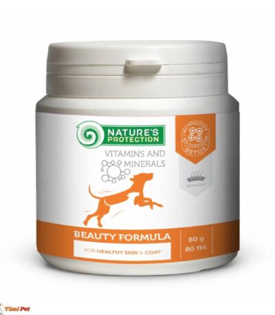 Nature's Protection Beauty Formula – biotin za zdravu kožu i dlaku pasa, 80 tableta