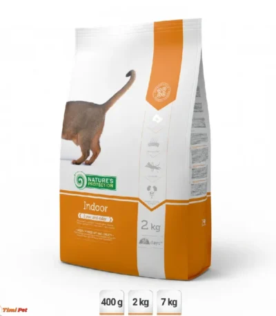 Nature's Protection Indoor hrana za kućne mačke 400 g, 2 kg i 7 kg