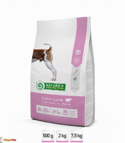 Nature’s Protection Junior Lamb 2-18 Months All Breed hrana sa jagnjetinom za štence svih rasa