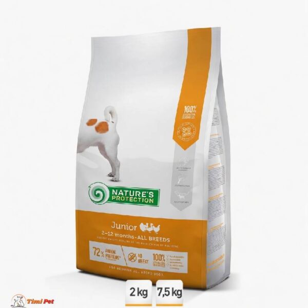 Nature’s Protection Junior Poultry 2-12 Months All Breed hrana sa živinom za štence svih rasa