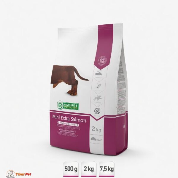 Nature’s Protection Mini Adult Extra Salmon hrana sa lososom za male pse sa osetljivim varenjem