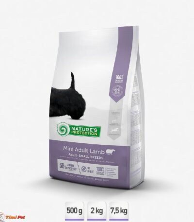 Nature’s Protection Mini Adult Lamb Small Breed hrana sa jagnjetinom za odrasle male pse
