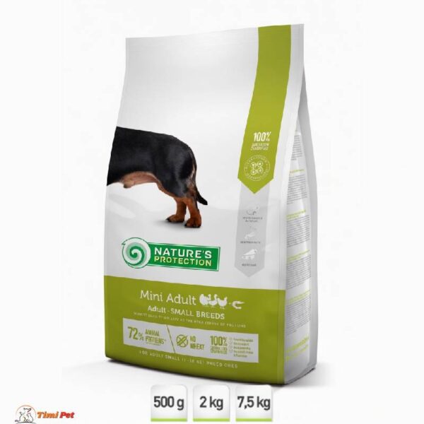 Nature’s Protection Mini Adult Poultry with Krill hrana sa živinom i krilom za male pse