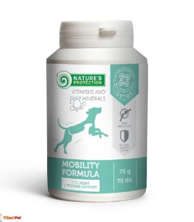 Nature's Protection Mobility Formula – dodatak za zglobove i pokretljivost pasa i mačaka, 75 tableta