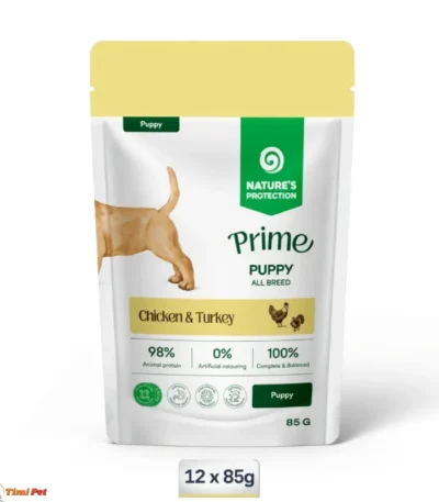 Nature's Protection Prime Junior sos za štence sa piletinom i ćuretinom 12 x 85 g