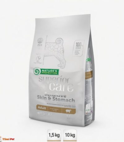 Nature’s Protection Sensitive Skin & Stomach Small Adult hrana sa jagnjetinom za osetljive male pse