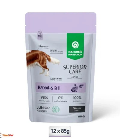 Nature's Protection Superior Care Junior sos za mlade pse sa zečetinom i krilom 12 x 85 g