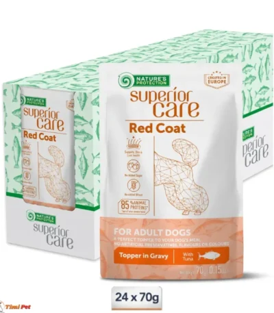 Nature's Protection Superior Care Red Coat sos za pse sa tunom 24 x 70 g