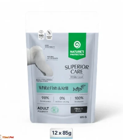 Nature's Protection Superior Care White Dog sos sa belom ribom i krilom 12 x 85 g