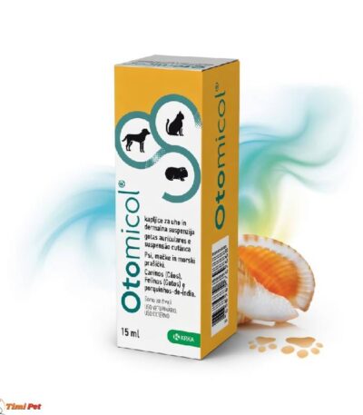 Otomicol kapi za uši 15ml za pse, mačke i morske prasiće