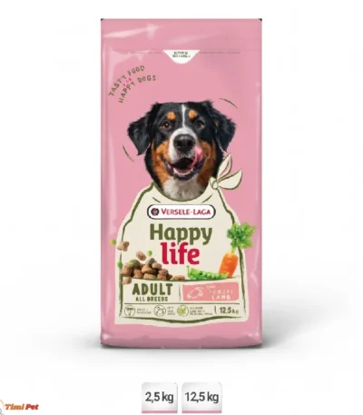 Happy Life Adult Lamb hrana za odrasle pse 2,5 kg i 12,5 kg