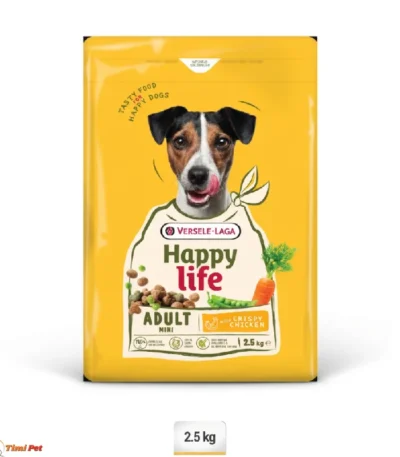 Happy Life Mini Adult Chicken hrana za male pse 2,5 kg