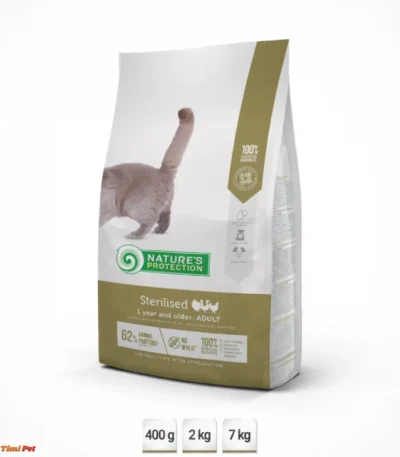 Nature's Protection hrana za sterilisane mačiće 400 g, 2 kg i 7 kg